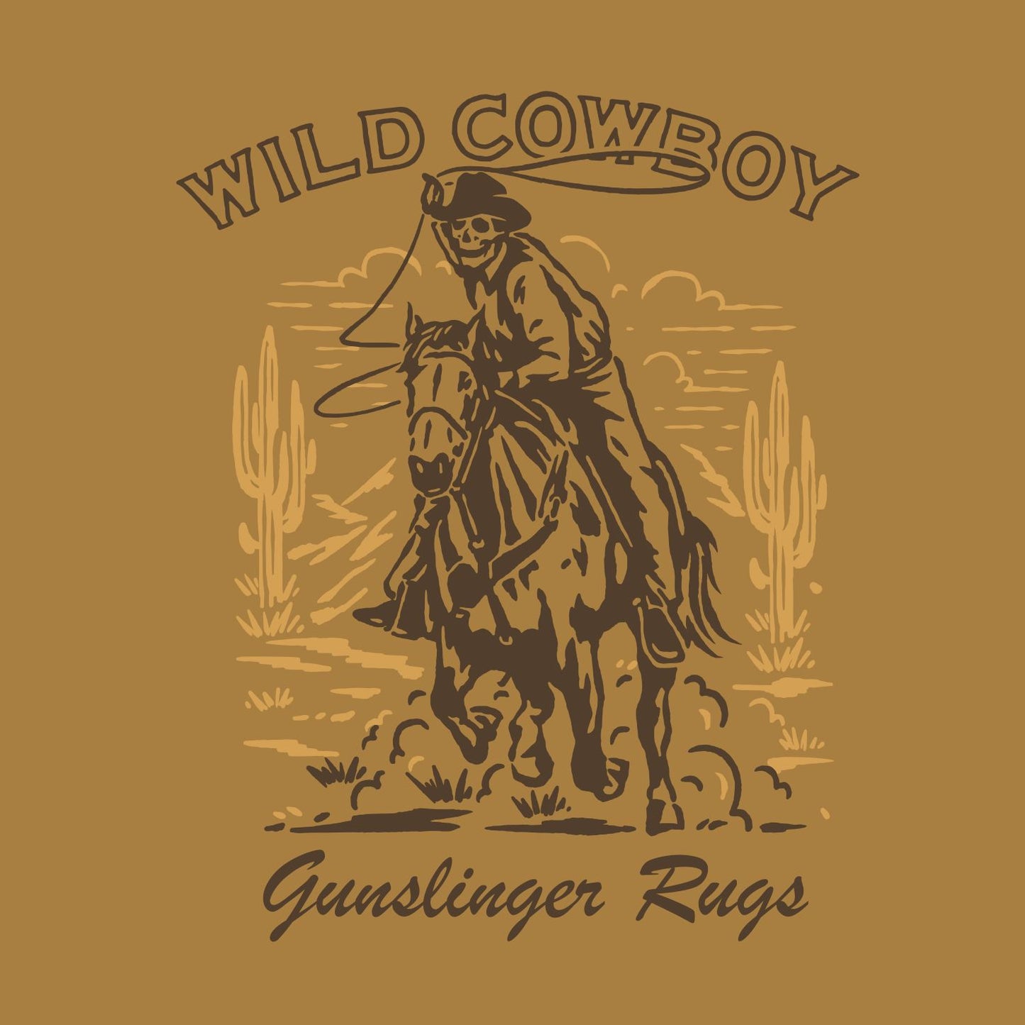 'Wild Cowboy' Rug