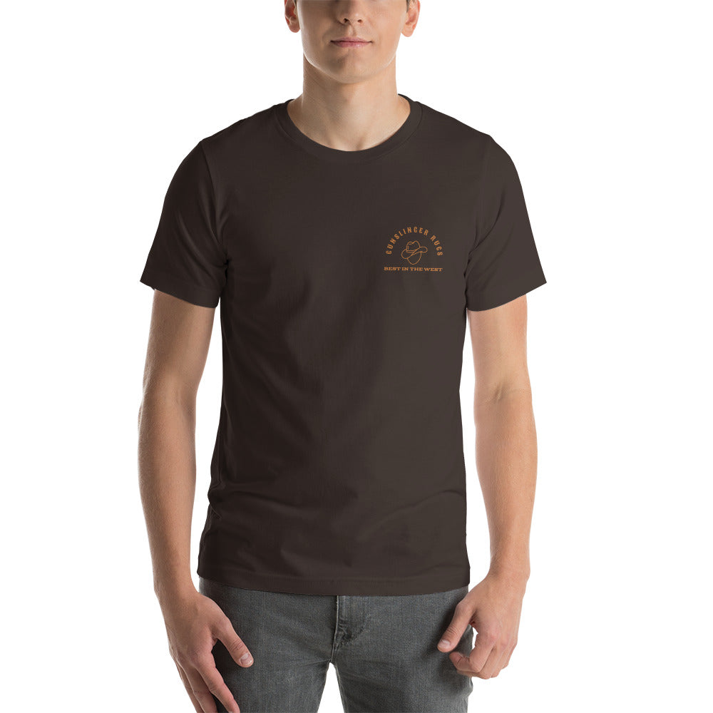 'Gunslinger Rugs Logo' Unisex t-shirt