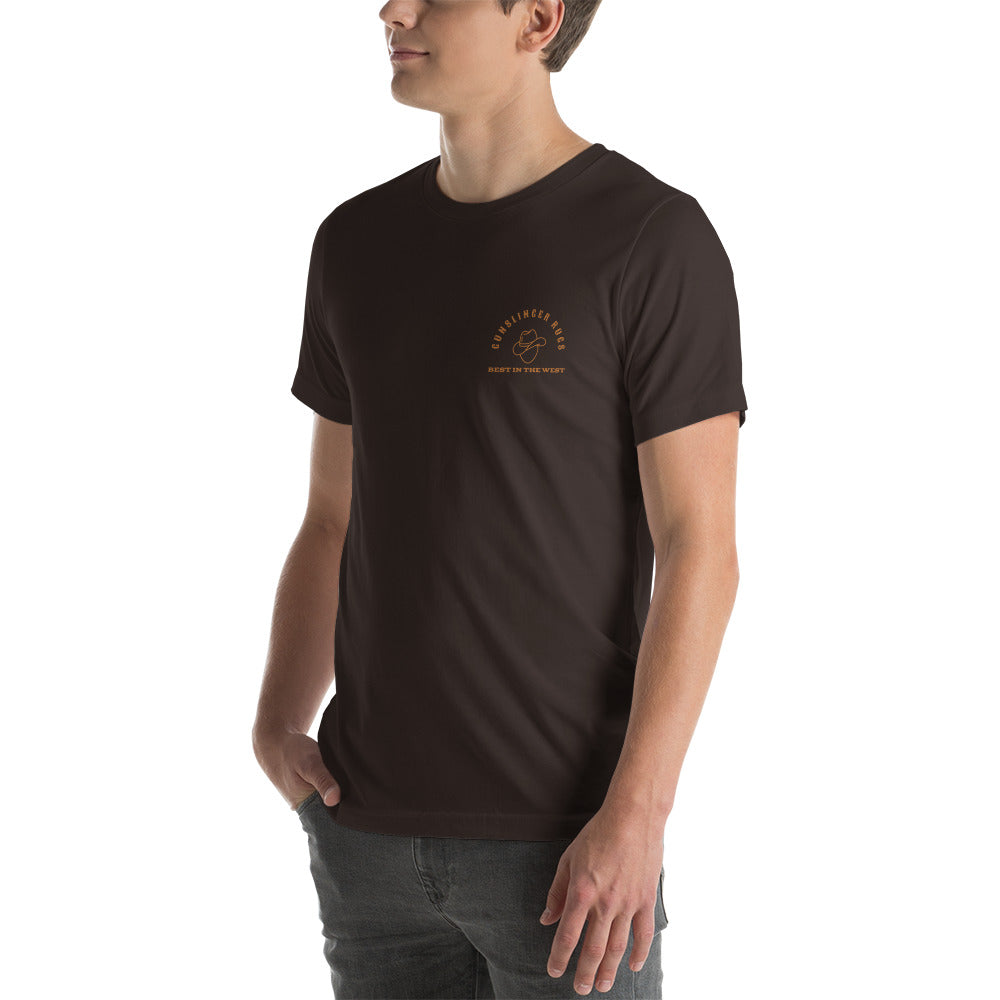 'Gunslinger Rugs Logo' Unisex t-shirt